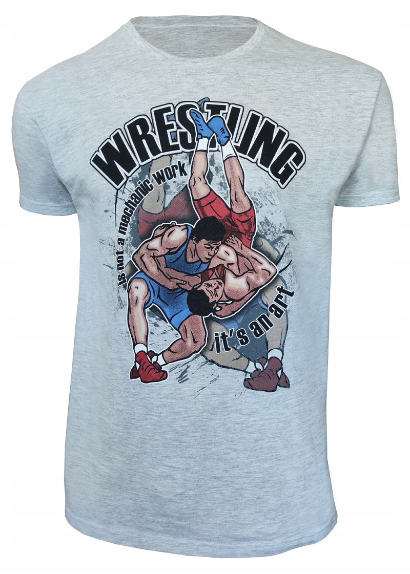 Biała koszulka sportowa Wrestling Art( Xs)