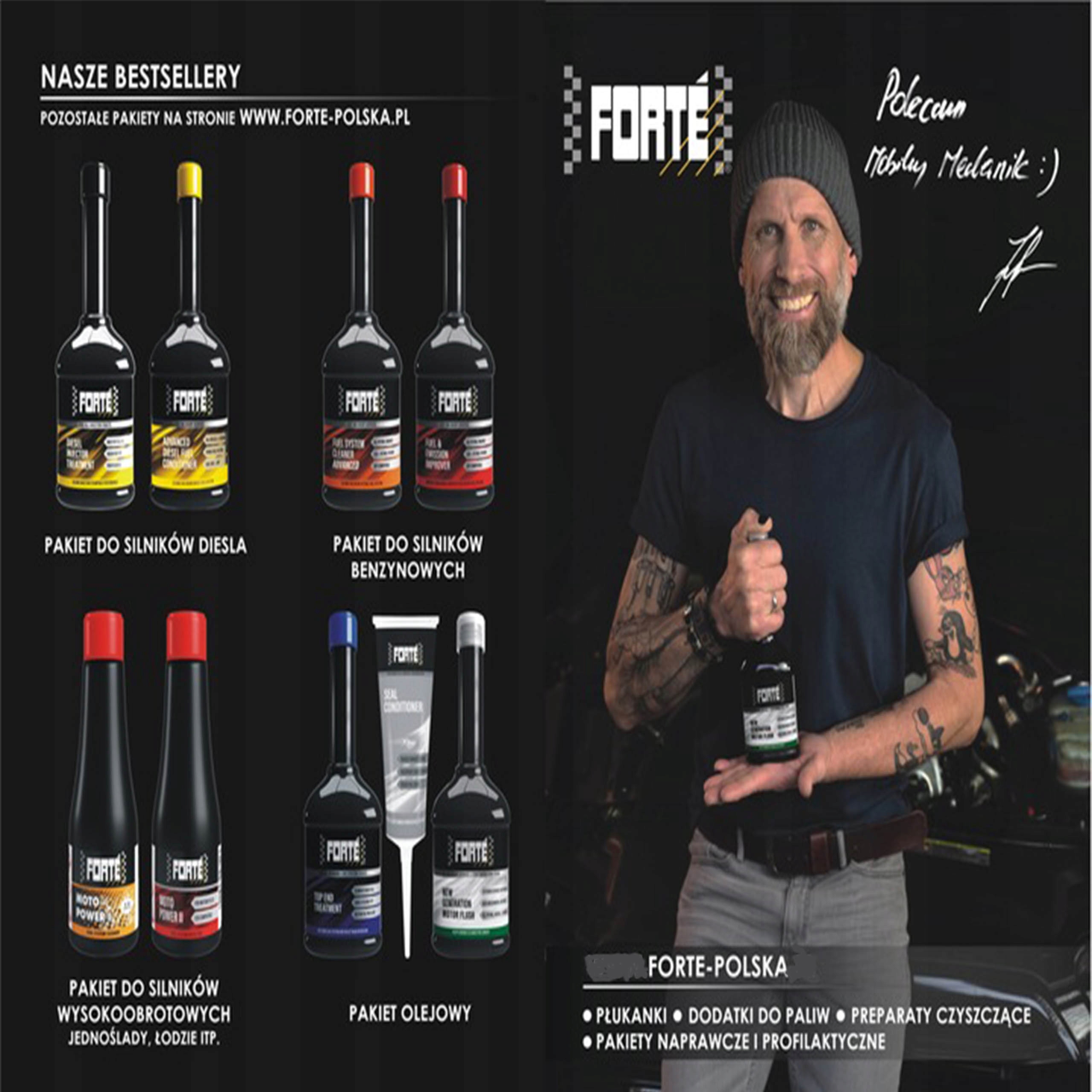 FORTE MOTO POWER II 2 DODATEK DO BENZYNY MOTOCYKL Numer katalogowy producenta 02811