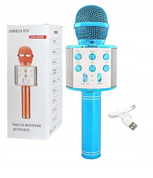MIKROFON BEZPRZEWODOWY KARAOKE BLUETOOTH GŁOŚNIK !