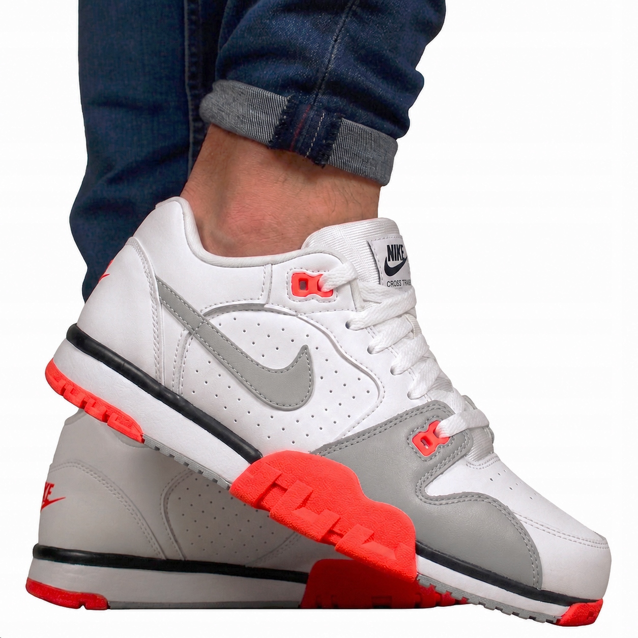 Pánské boty Nike Kožené Originál sportovní tenisky pro každodenní nošení Bílé