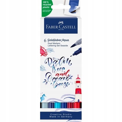 Akvarelové pero Goldfaber Aqua 6 Ks Faber Castell /Faber Castell