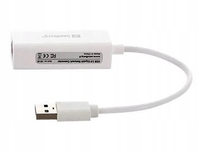 Sandberg 133-90 Sandberg adapter Usb 3.0 złącze Gigabit
