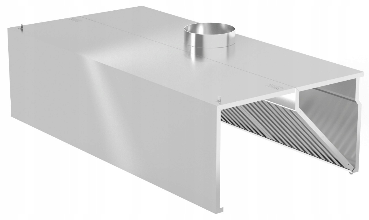 OKAP GASTRONOMICZNY 100x90 PRZYŚCIENNY SKRZYNIOWY