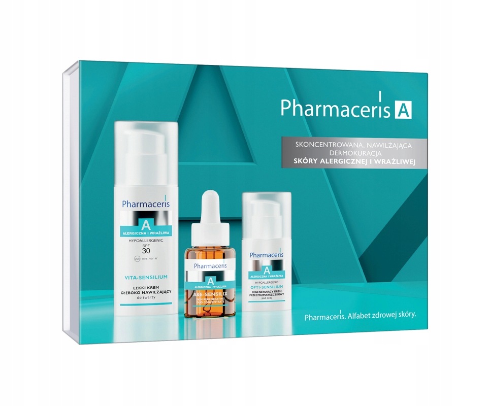 Pharmaceris A Krem SPF30, 50 ml Koncentrat, 30 ml Krem pod oczy, 15 ml