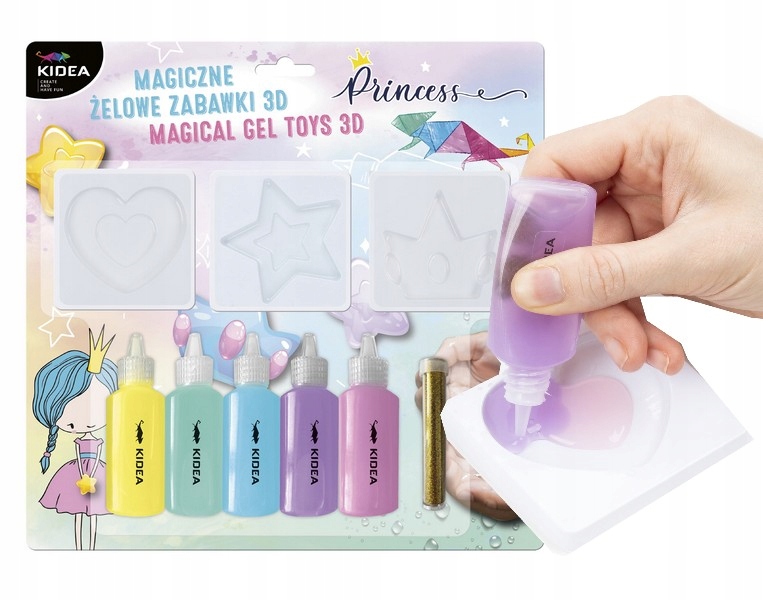 

Księżniczki Stwórz Magiczne Żelowe Figurki 3D