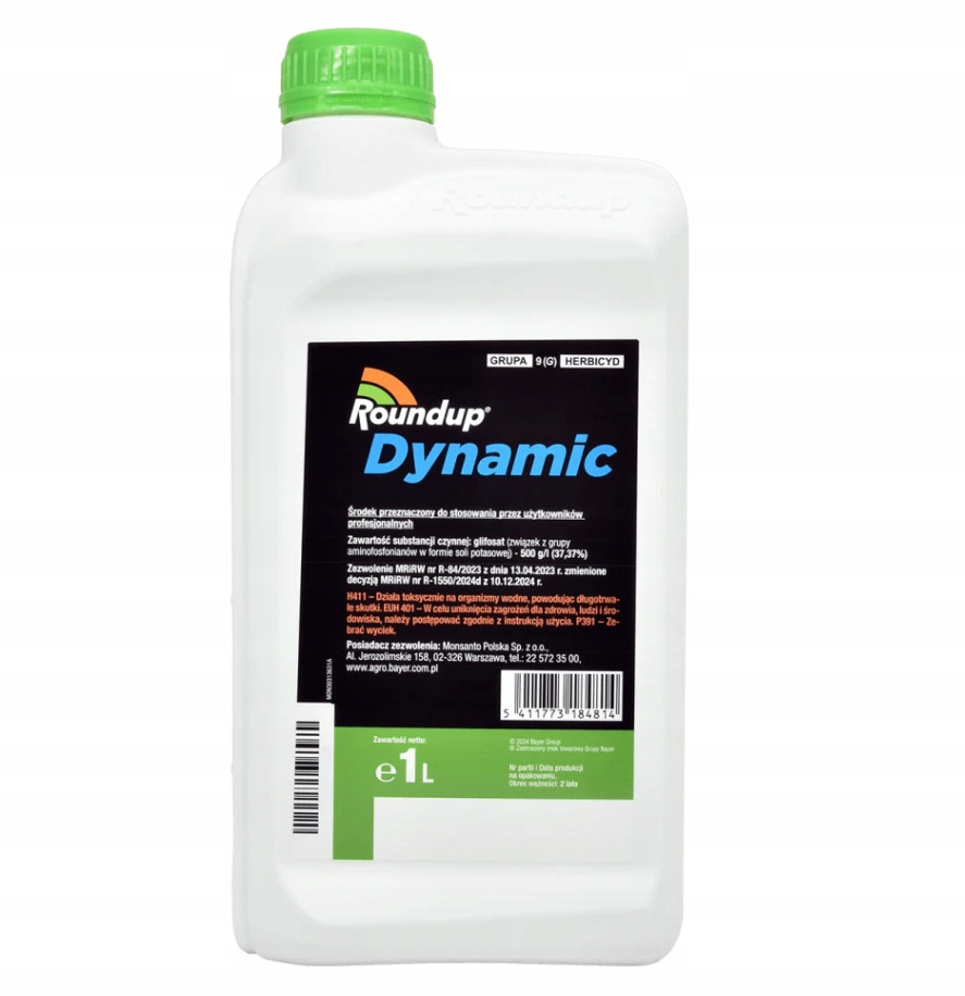 ŚRODEK CHWASTOBÓJCZY ROUNDUP DYNAMIC SL500 1L