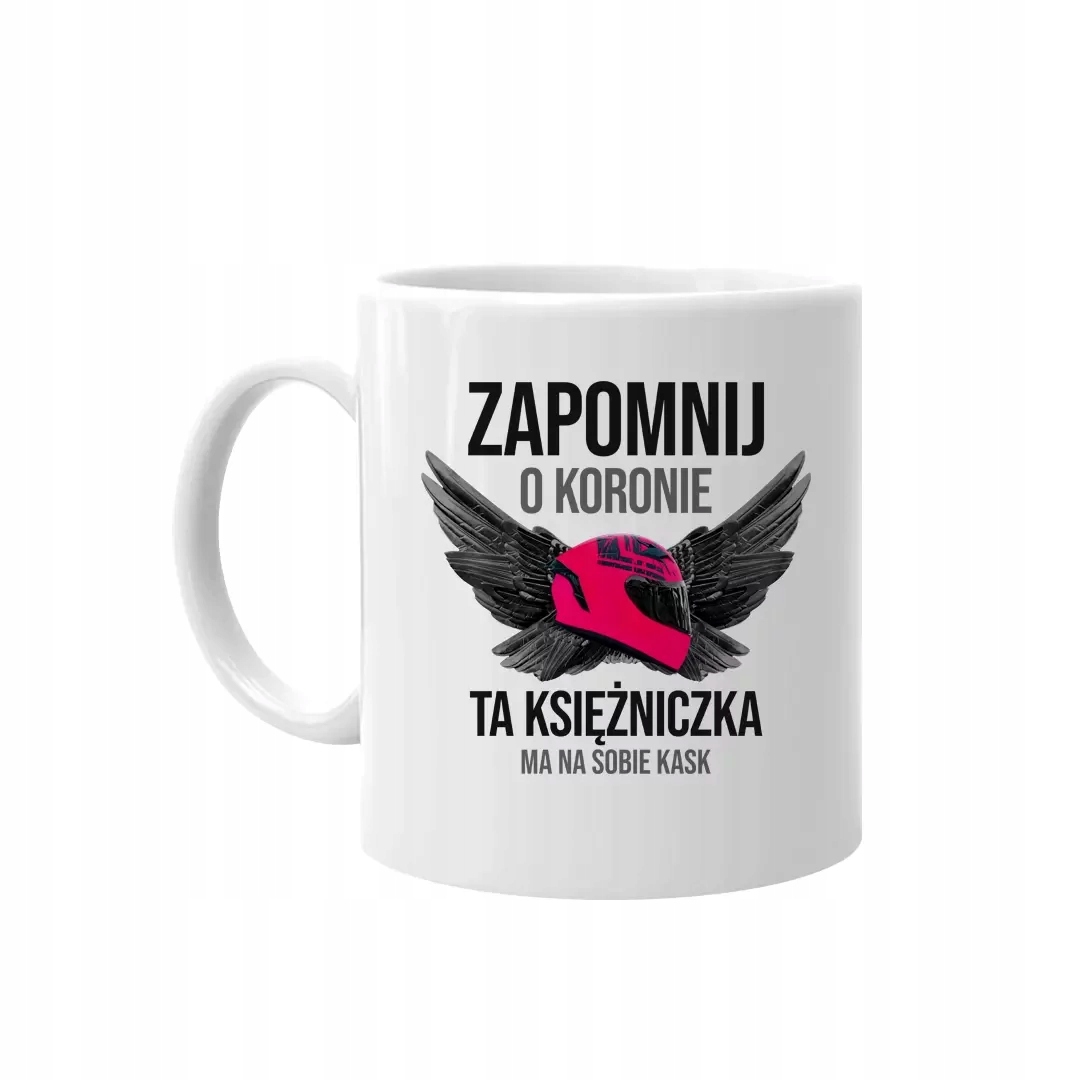 

Zapomnij o koronie kubek dla motocyklistki