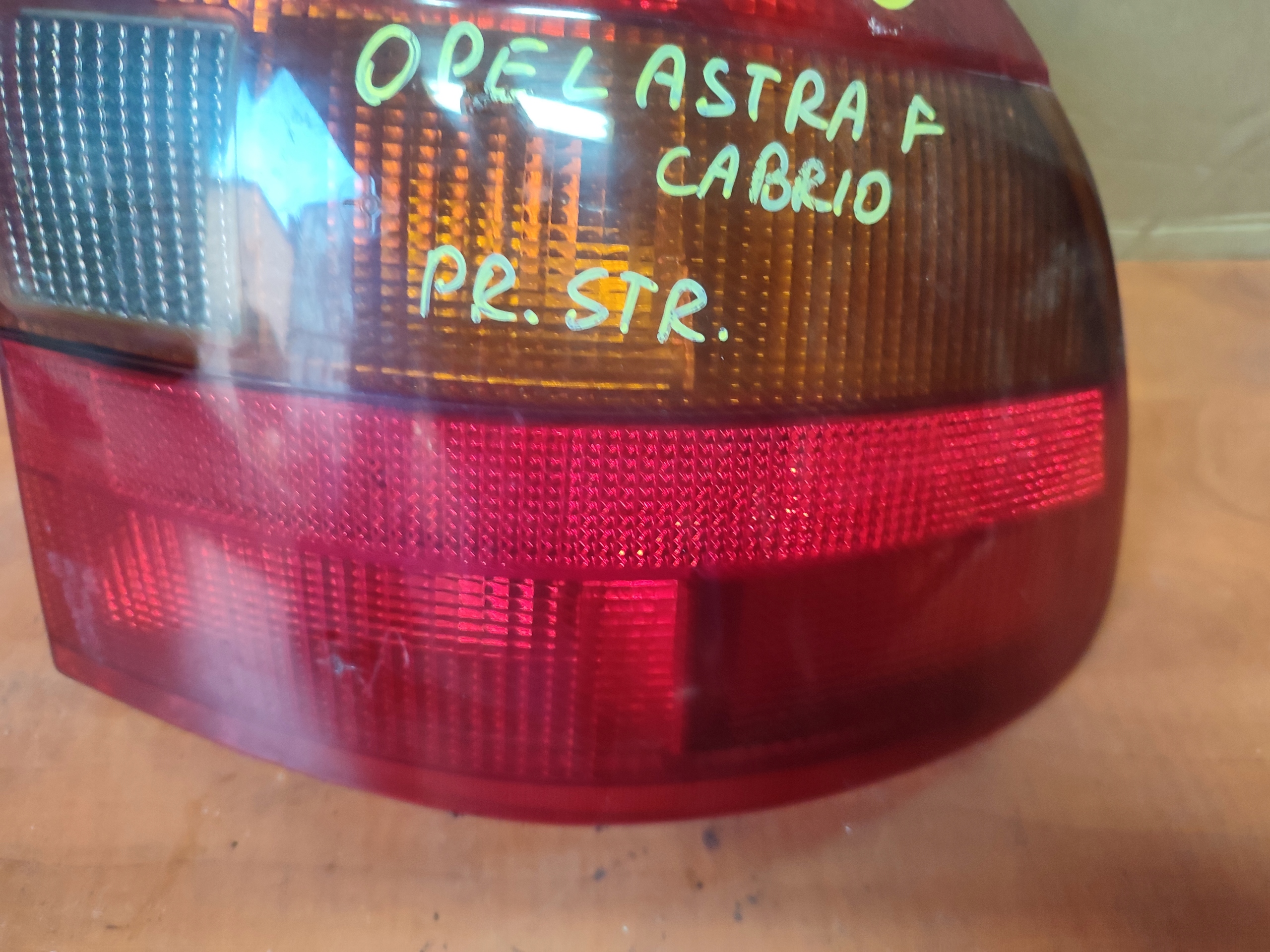 light right rear part right rear opel astra f cabrio