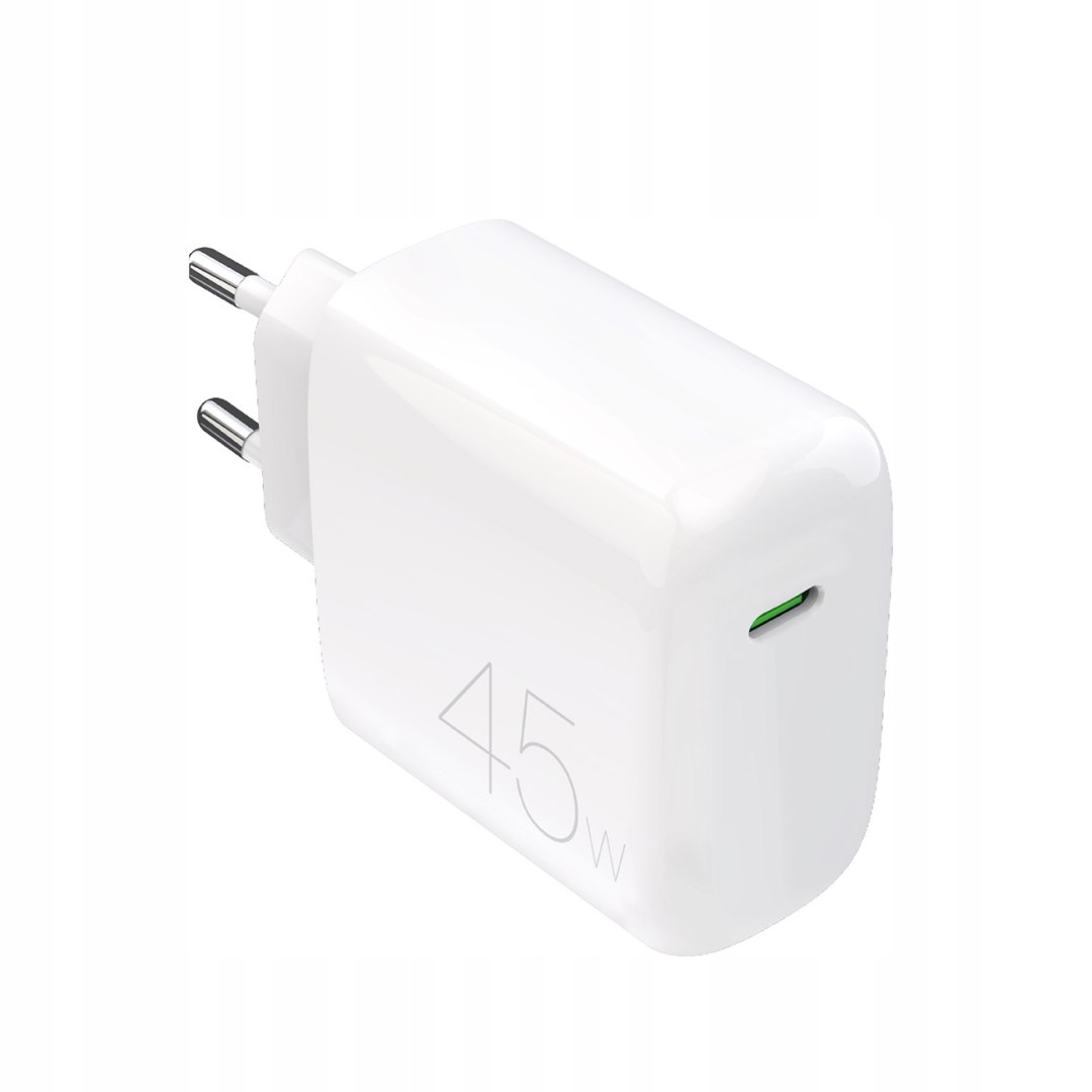 Kompaktní síťová nabíječka Usb-c 45W bílá Puro
