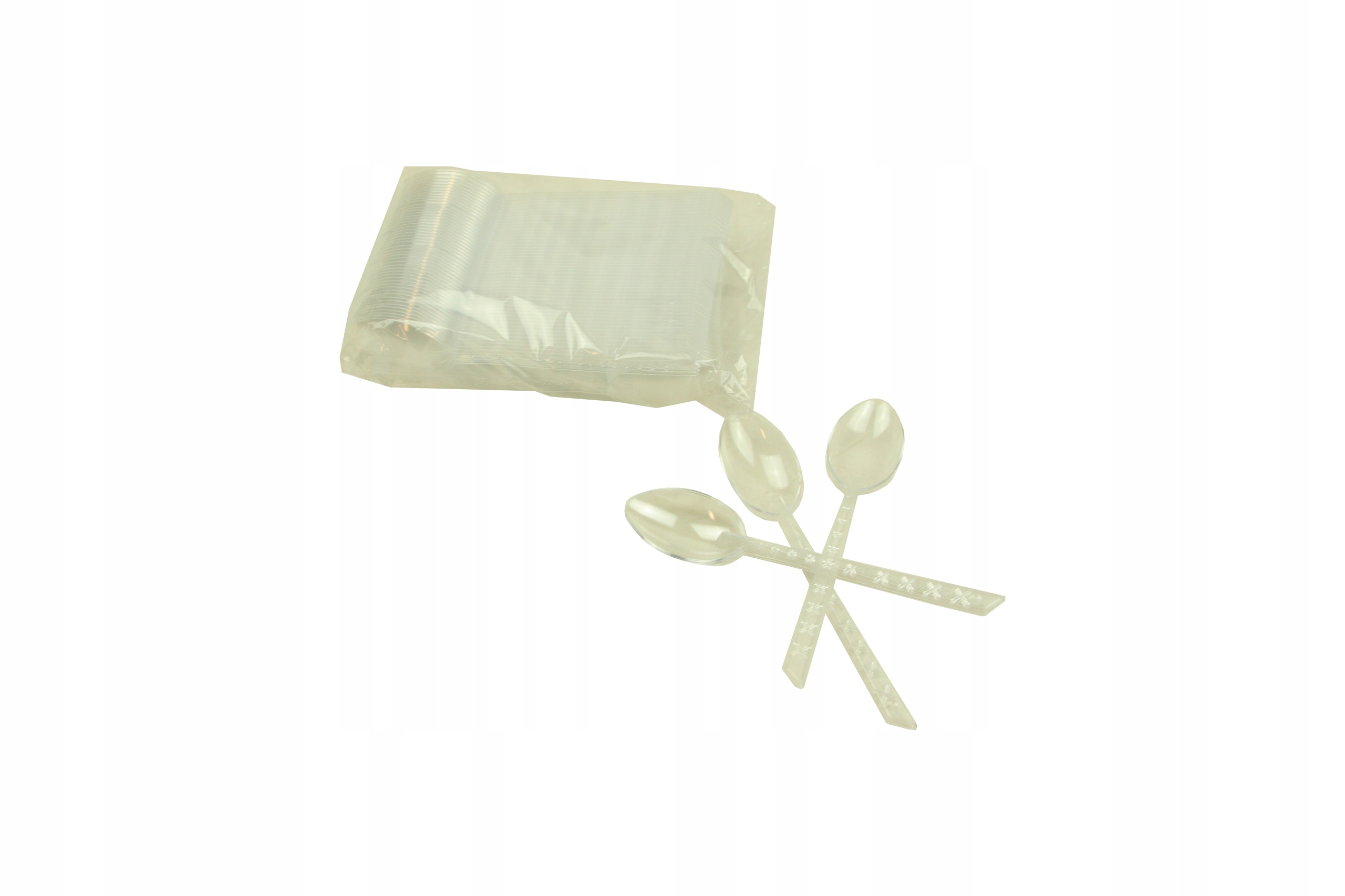 

Łyżeczki Deserowe Plastikowe Transparent 100szt