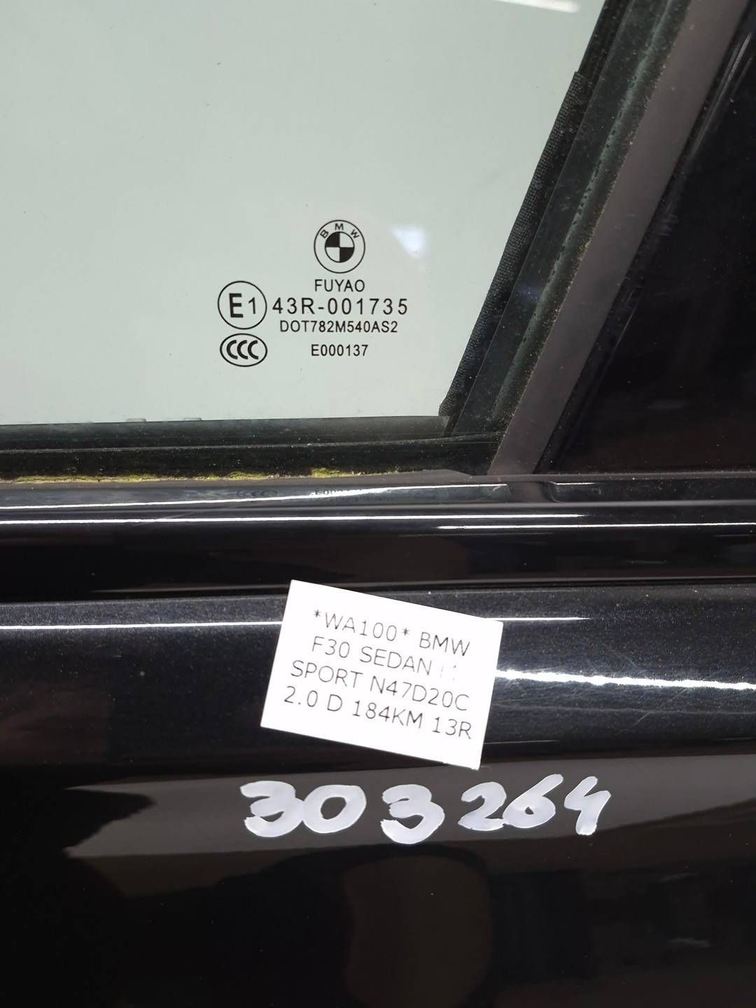 door left front front driver´s BMW 3 F30 F31 475 BLACKSAPHIRE