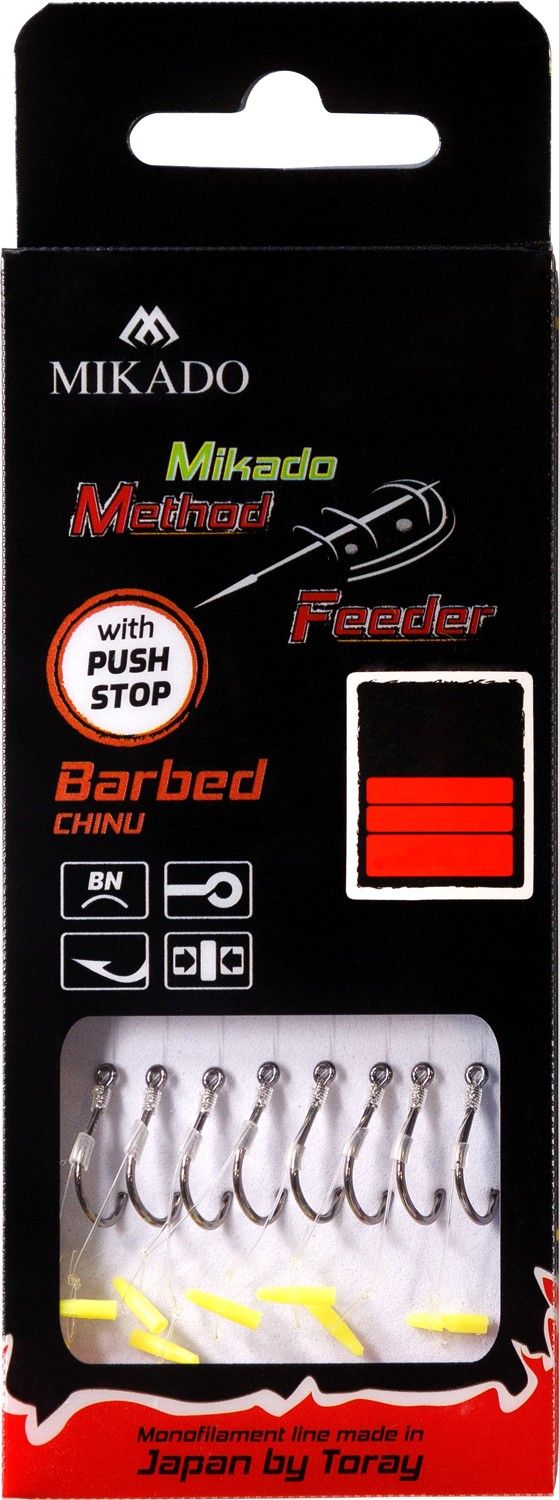 Przypon Mikado Method Feeder Rigs Push Stop 4 Średnica (mm): 0.28, Rozmiar: