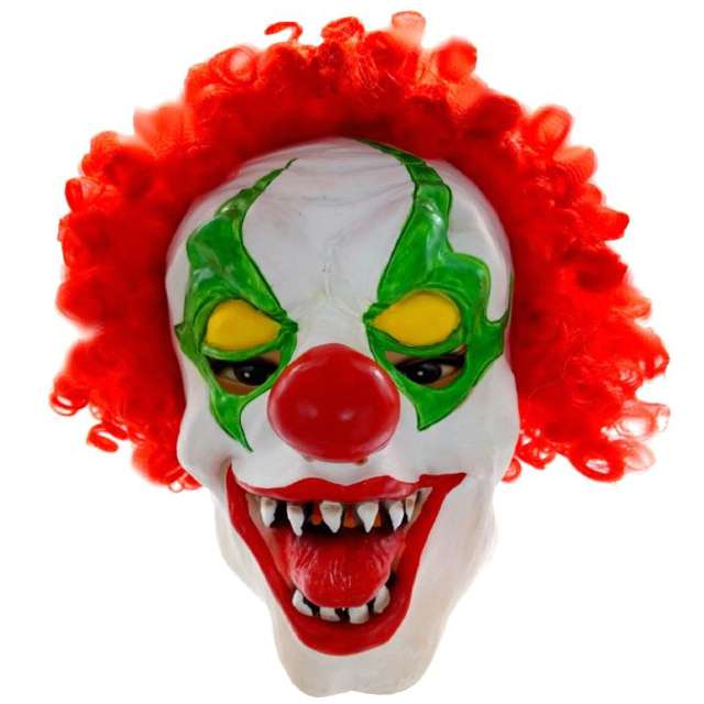 MASKA STRASYNZ clown KLAUN horror DELUXE HALLOWEEN