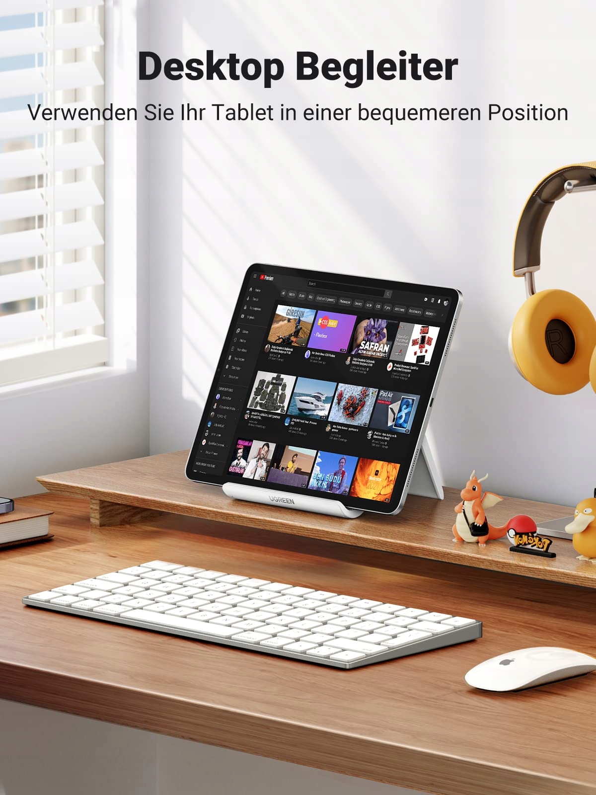 UGREEN Stojak Na Tablet Kompatybilny Z iPad Galaxy Tab Huawei iPhone — miniatura 2