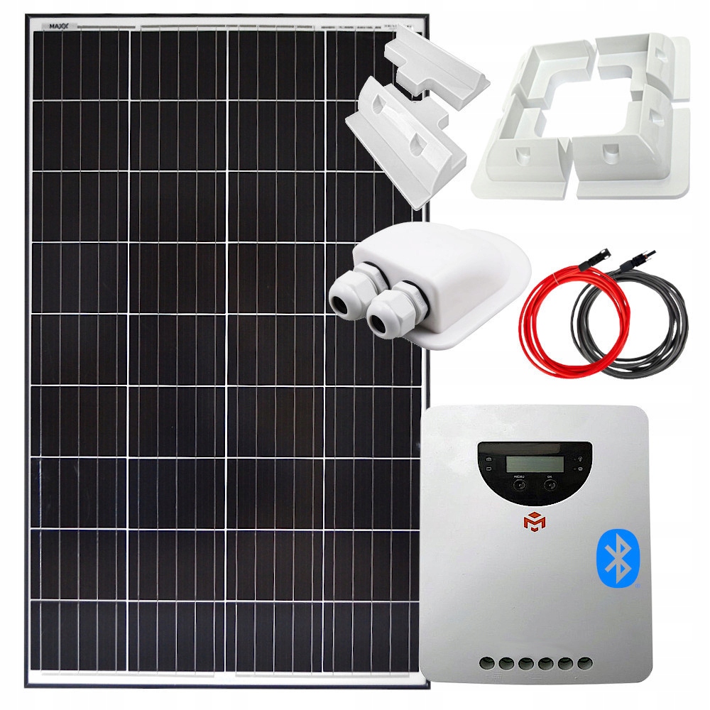 Solární Panel Solární Baterie 140W 12V S Regulátorem Mppt