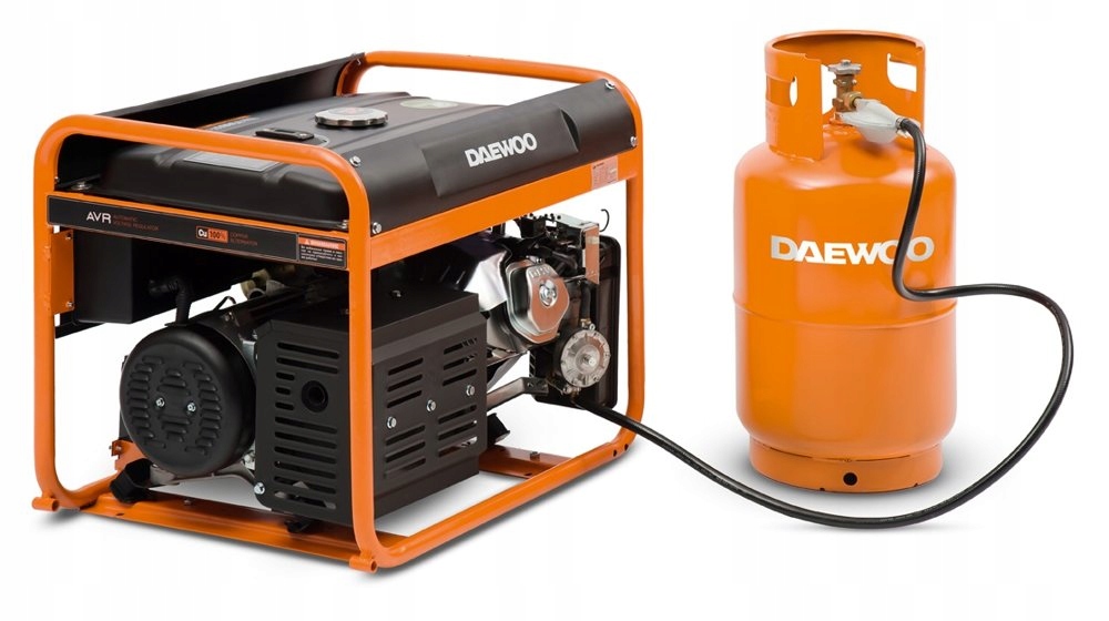 DAEWOO GDA3500DFE AGREGAT GENERATOR PRĄDOTWÓRCZY LPG BENZYNA 3.2KW 2w1 Rodzaj paliwa gaz
