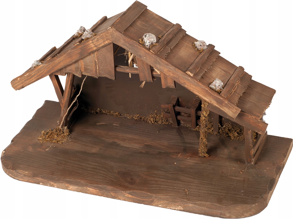 Vianočný Betlehem 39x19x21 cm pre postavy 9-11 cm