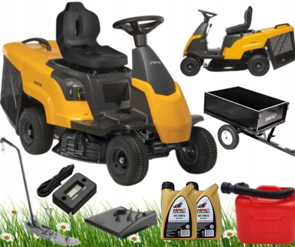 Traktor ogrodowy Combi 166 Dodatki Licznik Przyczepka