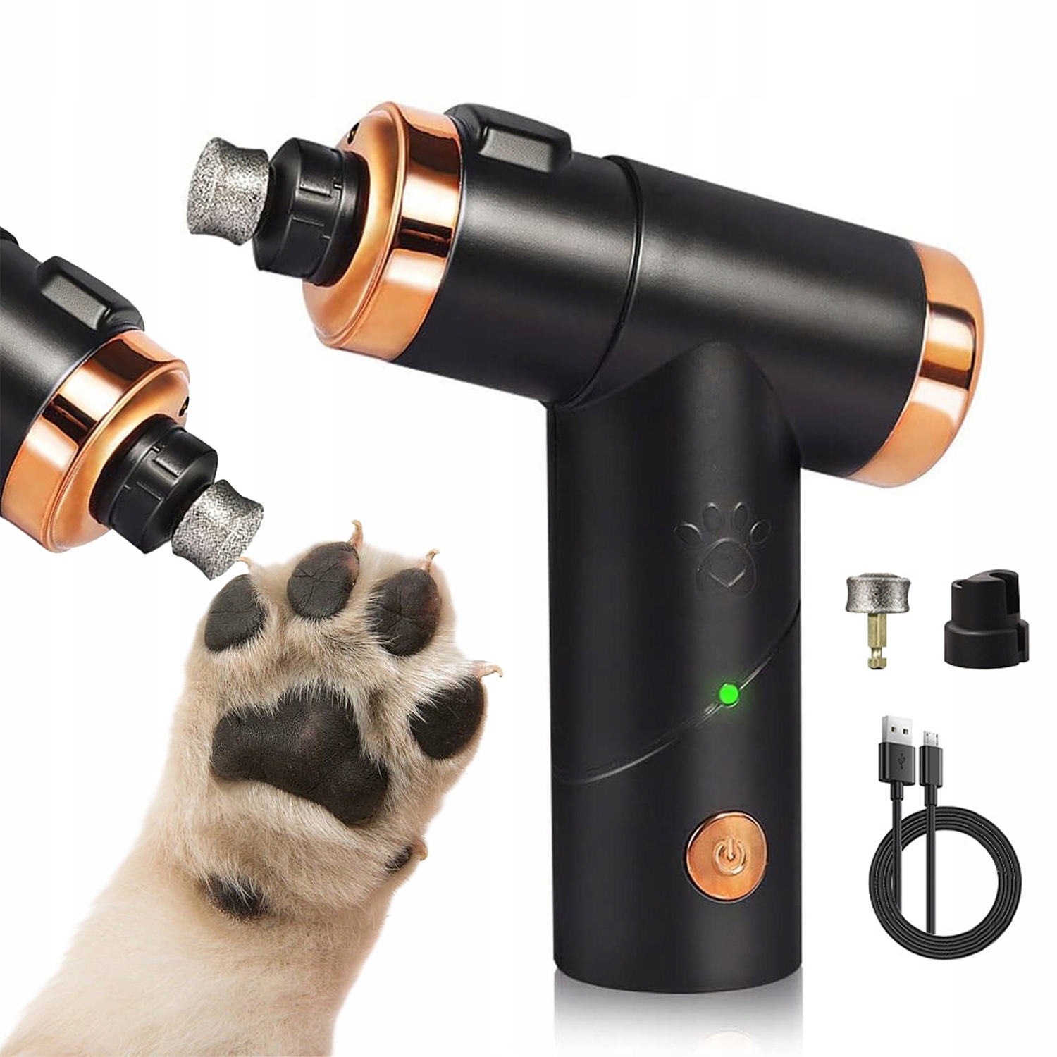 Levně Elektrický Pilník, Frézka Na Drápky, Akumulátorová, 3-5 Hodin Práce, Led, Pohodlná