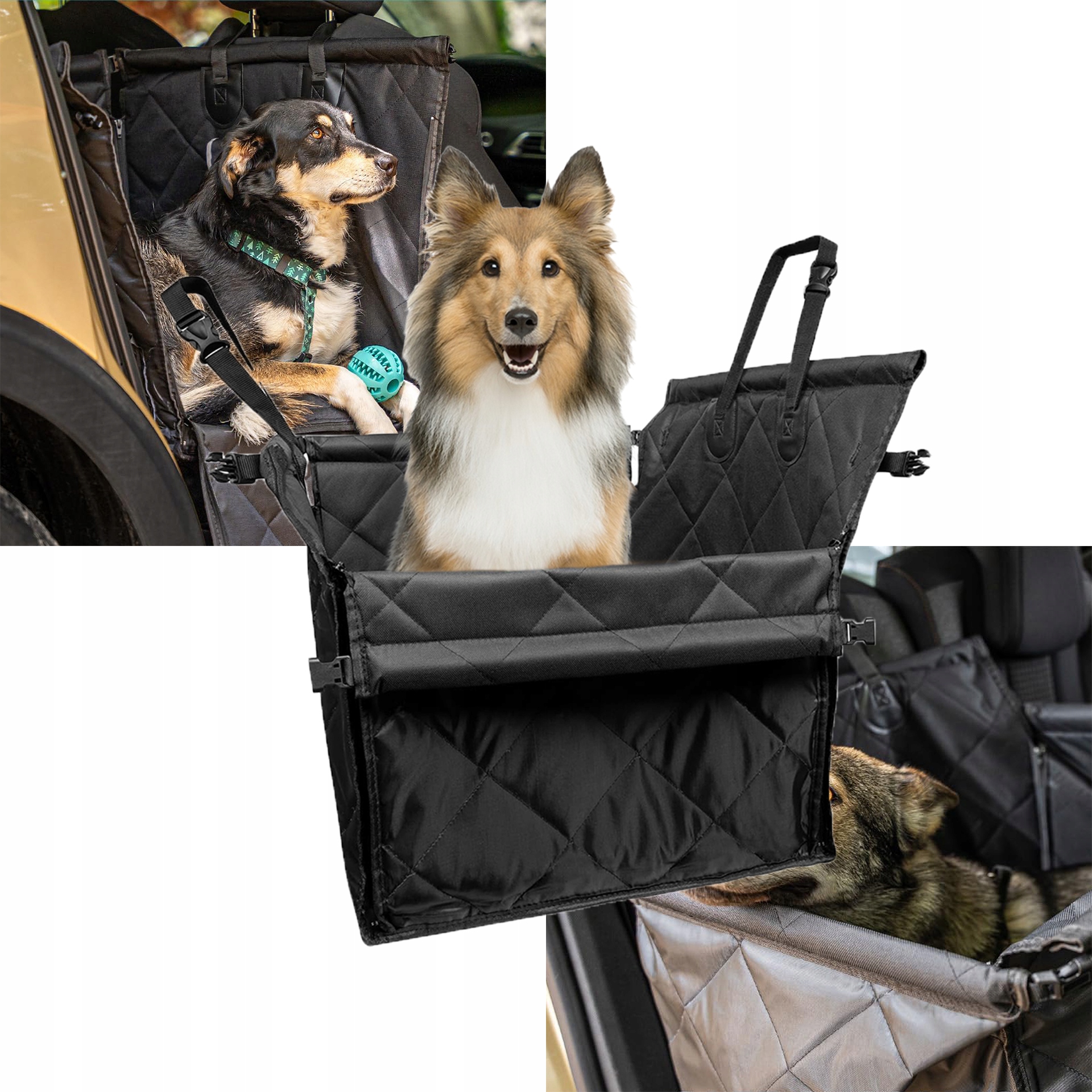 Levně Univerzální nastavitelná podložka do auta pro domácí mazlíčky Oxford 600, odolná, bezpečná, snadná instalace