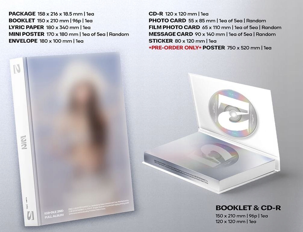 {{{ (G)I-DLE - 2 - 1 VER. Nośnik CD