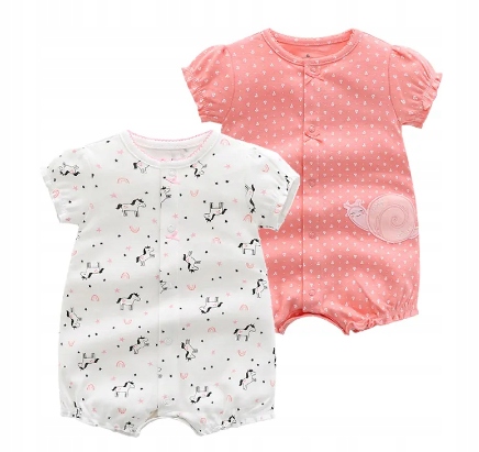 Rampersy niemowlęce 2 sztuki 12 msc