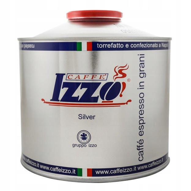 Kawa ziarnista Izzo Caffe Silver 1kg mieszanka Arabiki i Robusty
