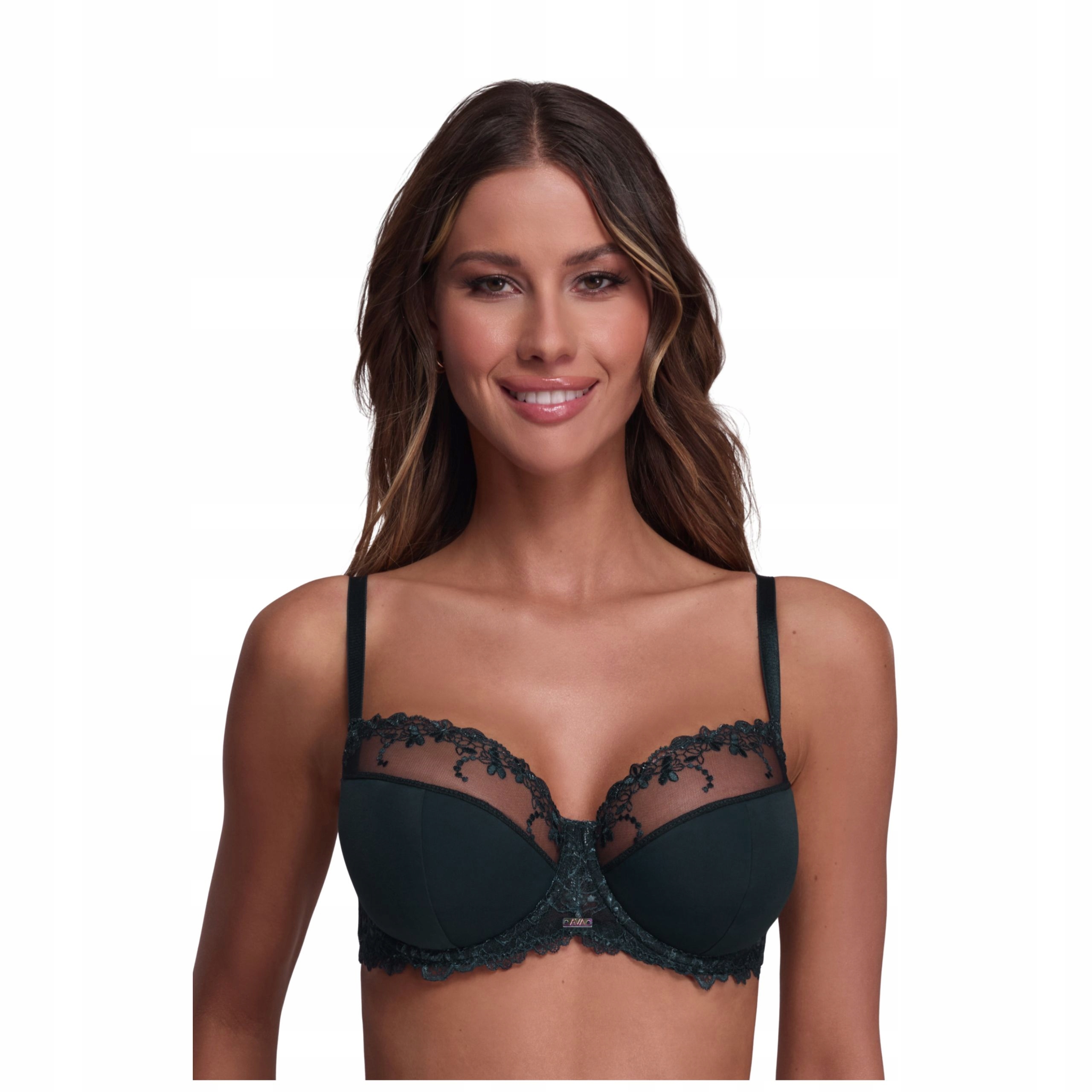 Podprsenka 90F polovyztužená podprsenka semi soft sexy petrol 1030 Ava