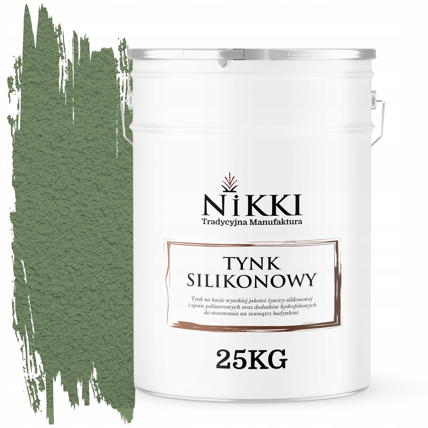 Silikónová Fasádna Omietka Zelená Tmavá F476 25 Kg Granulácia 2.0 mm