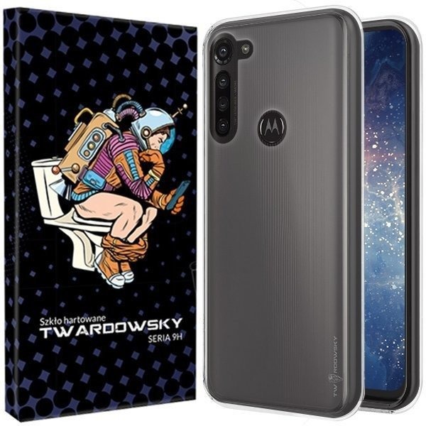 

Etui Do Motorola Moto G8 Twardowsky +szkło +aparat