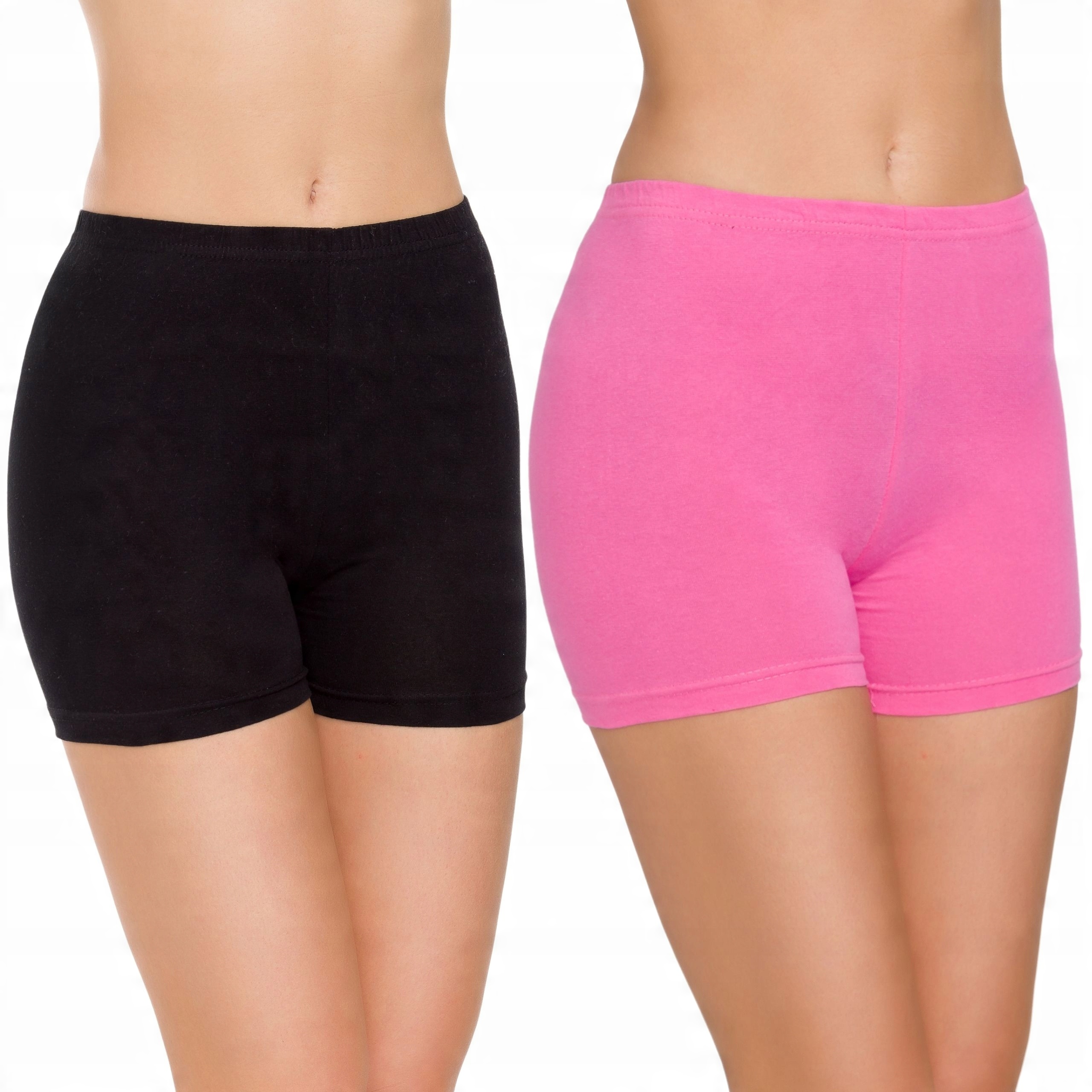 

Dwupak Damskich Bawełnianych Szortów Legginsy S