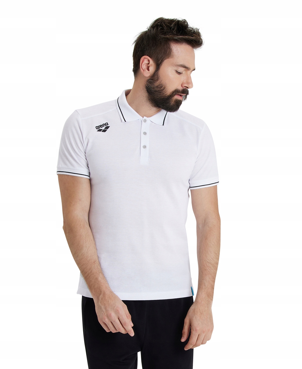 Koszulka Arena Team Poloshirt Solid Cotton S Kolor dominujący biały