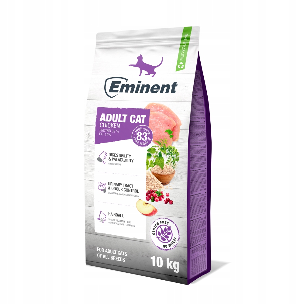 Levně Eminent Cat Premium Adult Chicken Suché Krmivo Pro Kočky Kuře 10 Kg