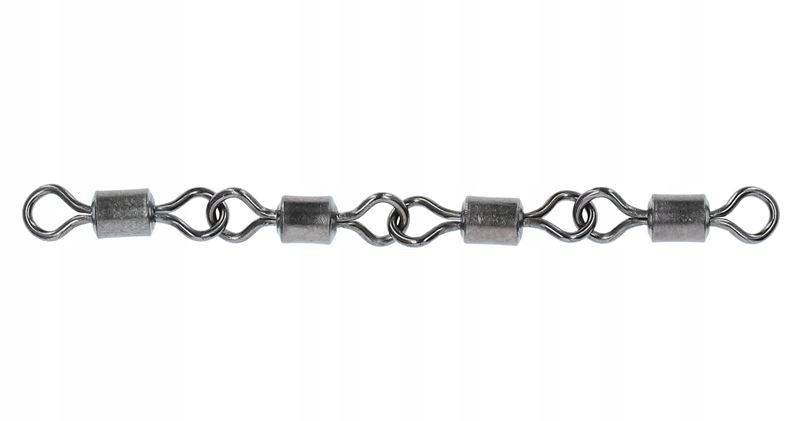 Krętlik Mikado Jaws Fourfold Swivels 25kg 6cm 5szt