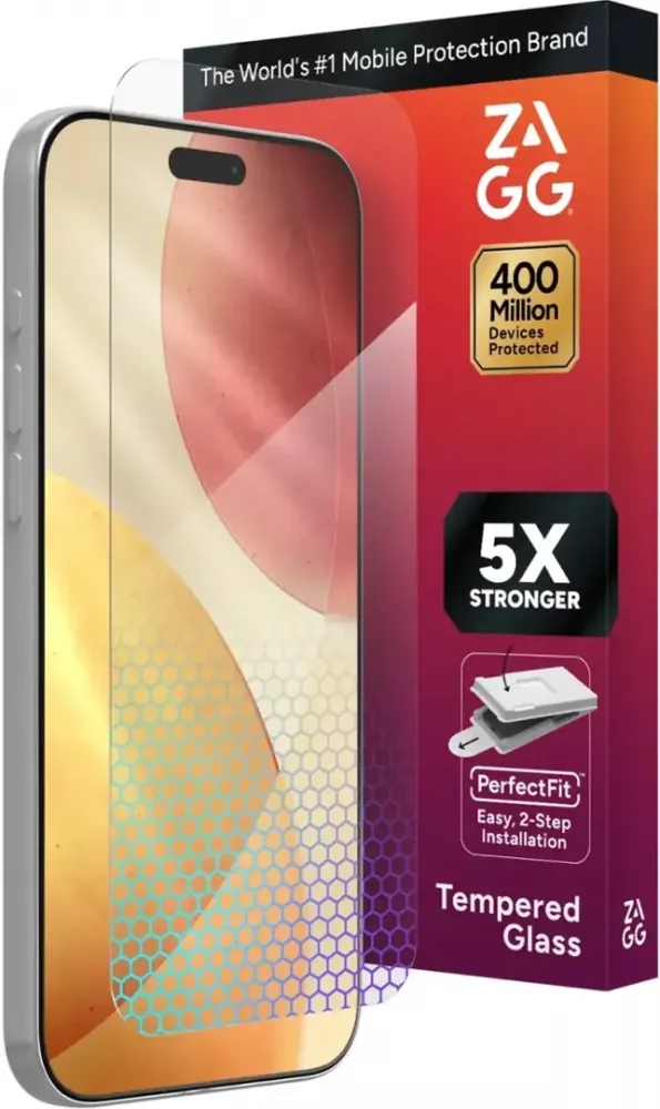 Odolný ochranný sklo rámeček Zagg Glass Elite pro iPhone 17 ProMax