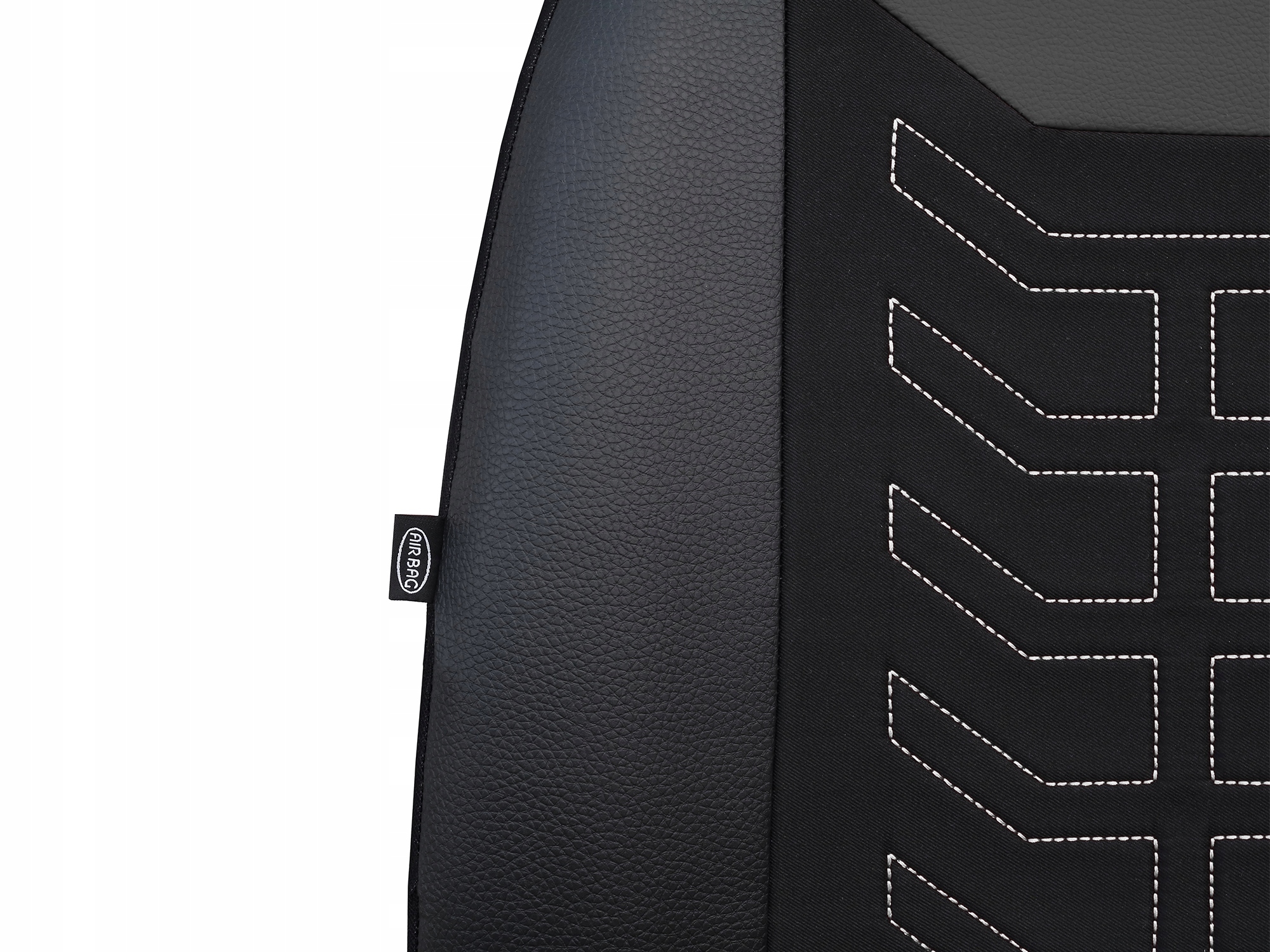 GRUBE POKROWCE Z HAFTEM NA FOTELE SAMOCHODOWE do Nissan Navara III D-40 Model SPIDER (U-red) Nissan Navara III D-40