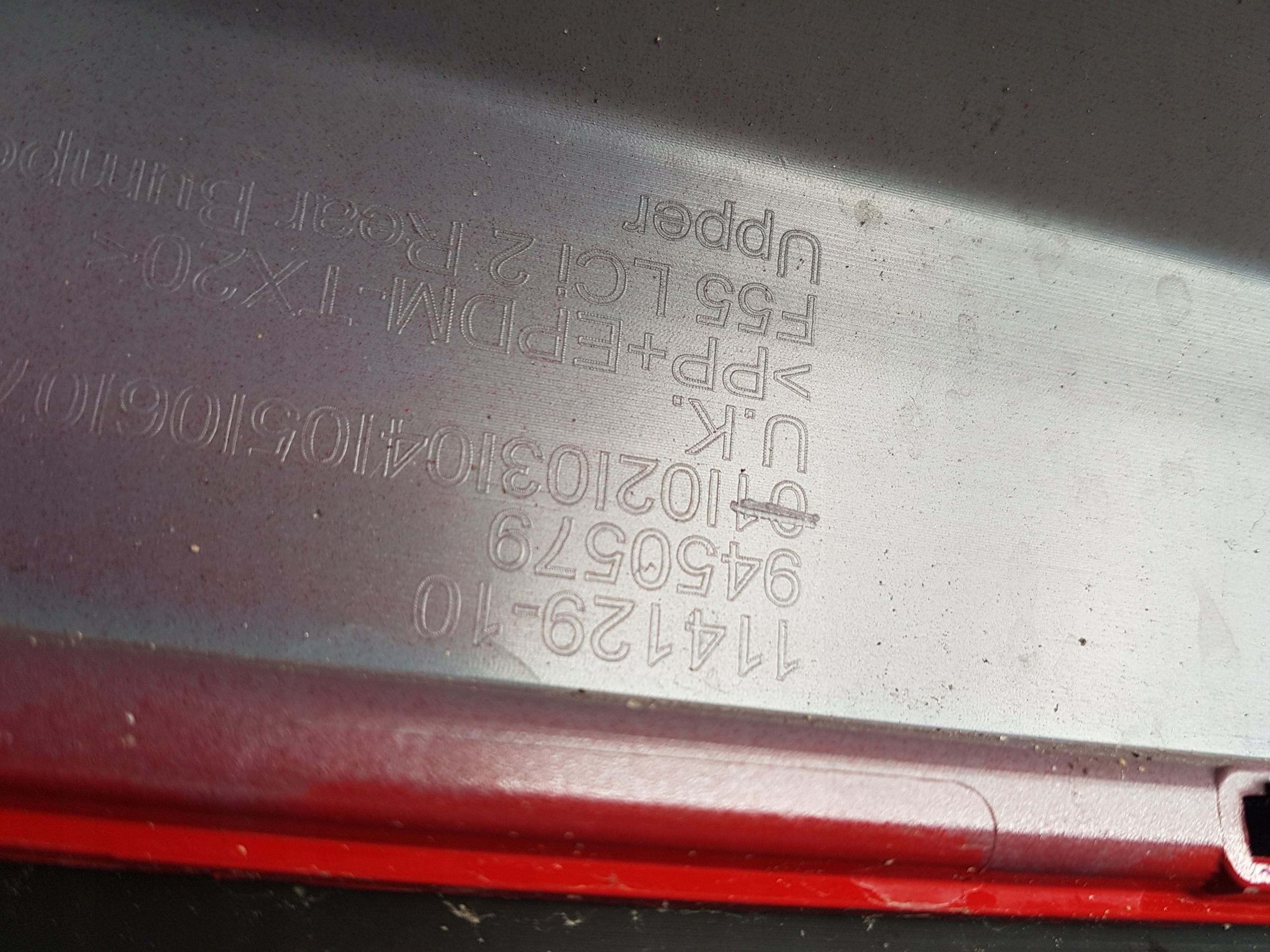 bumper rear MINI COOPER F55 LCI
