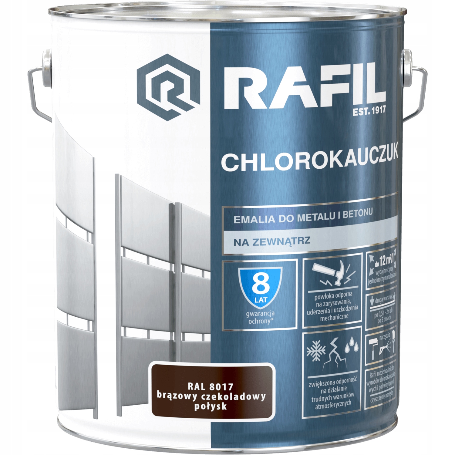Chlorkaučuk Hnědý Čokoládový Ral 8017 10L Rafil