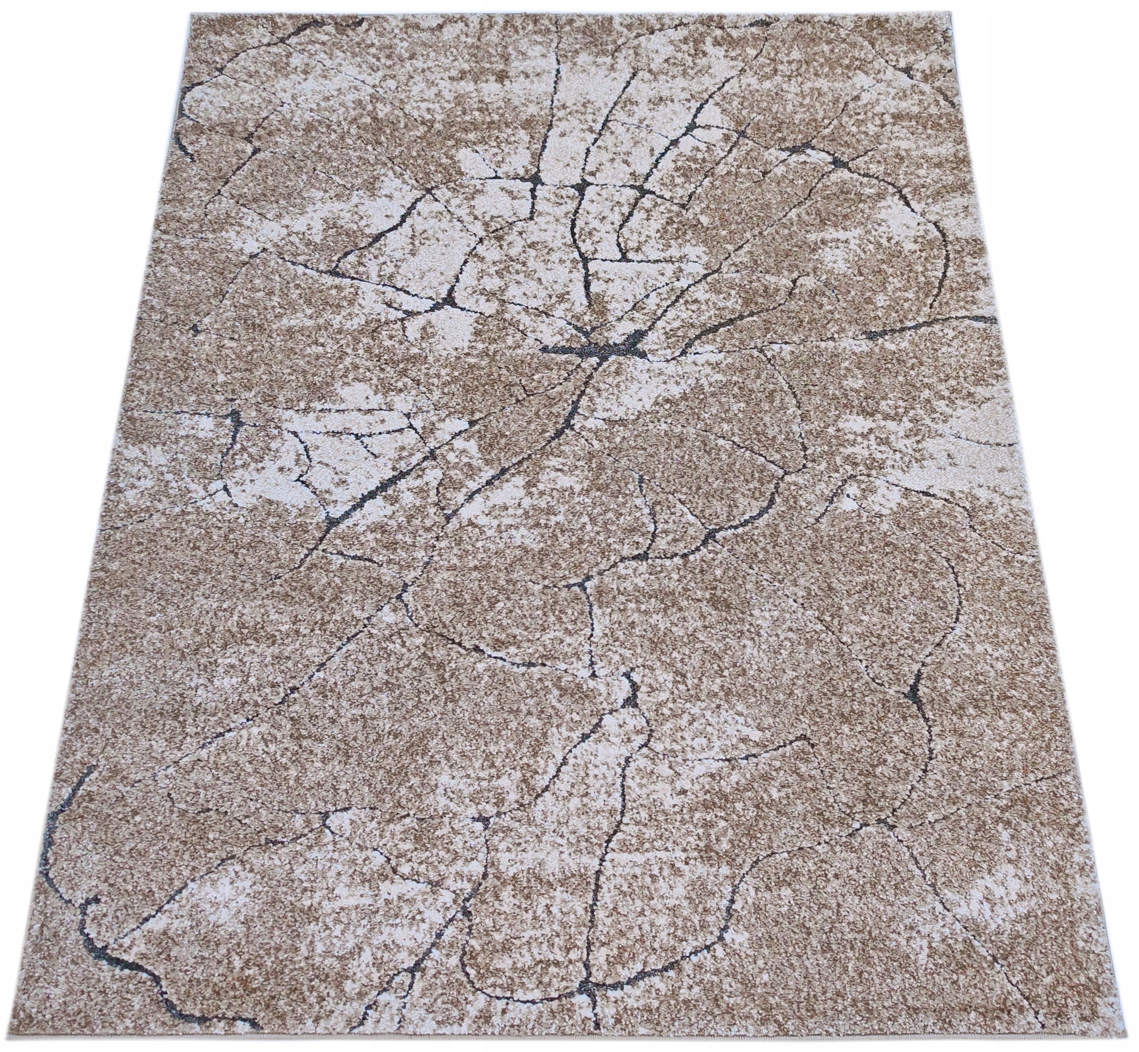 Koberec 120x170 Bronzový Béžový Moderný Kmeň Veľmi Hrubý A Hustý Masív