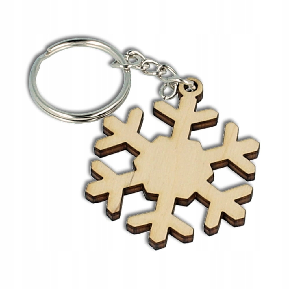 BD116 Brelok- śnieżynka