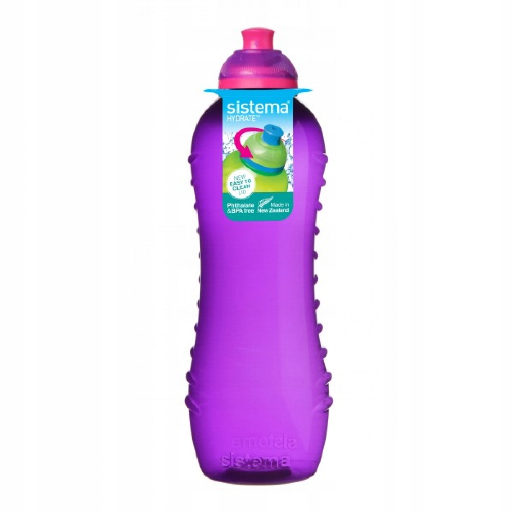 Bidon Na Wodę plastikowy Sistema fioletowy 0,62 l