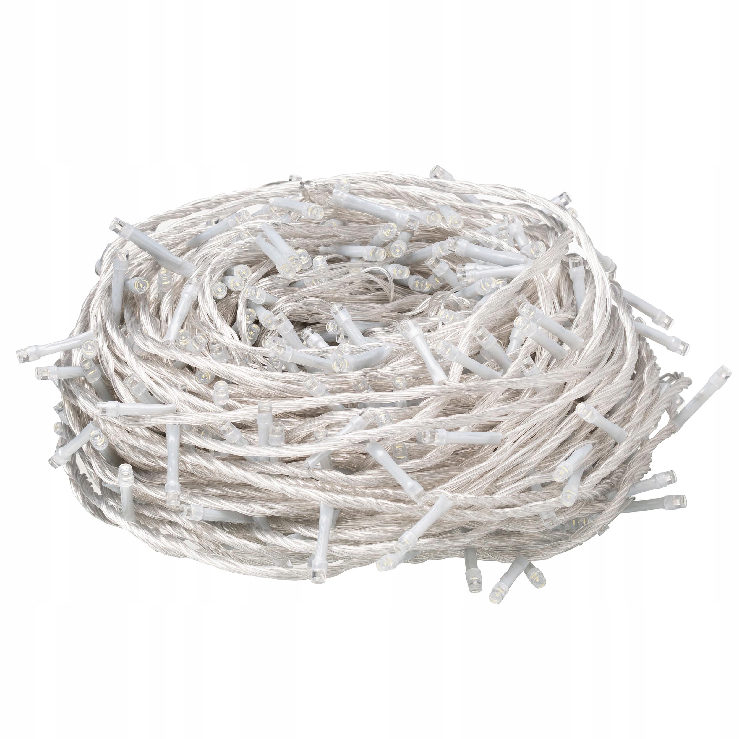 LAMPKI CHOINKOWE ZEWNĘTRZNE / WEWNĘTRZNE 475LED 50M MULTIKOLOR WYTRZYMAŁE Długość sznura 50 m