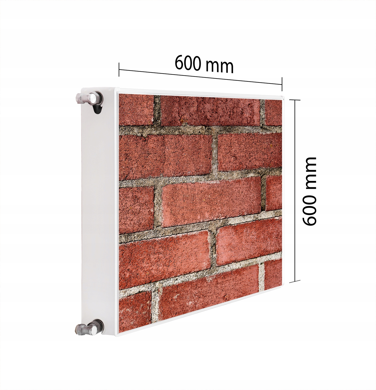 Magnetická Krytka Na Radiátor 60x60 Cihlová Podložka Magnet