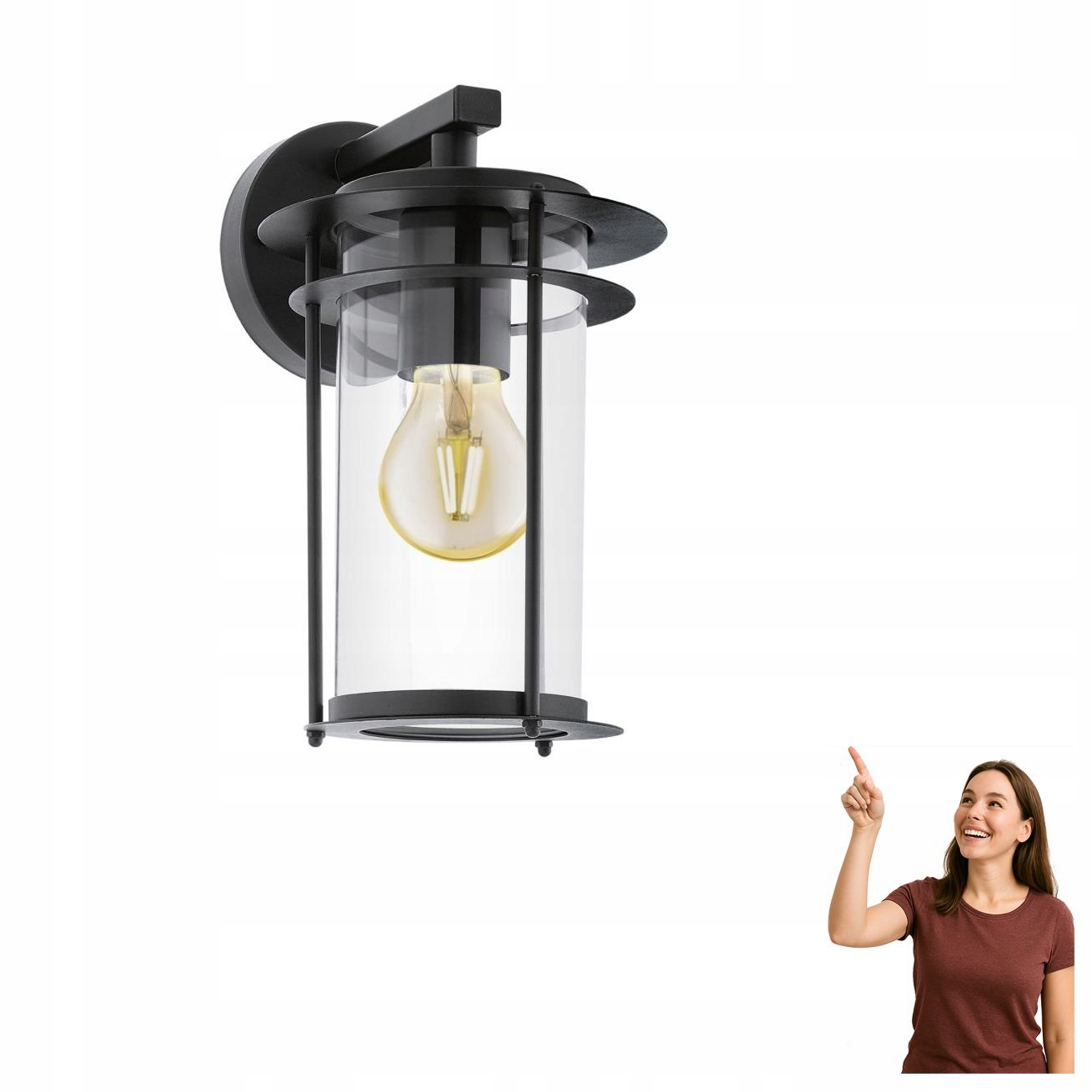 Venkovní nástěnné svítidlo Valdeo 96239 Eglo