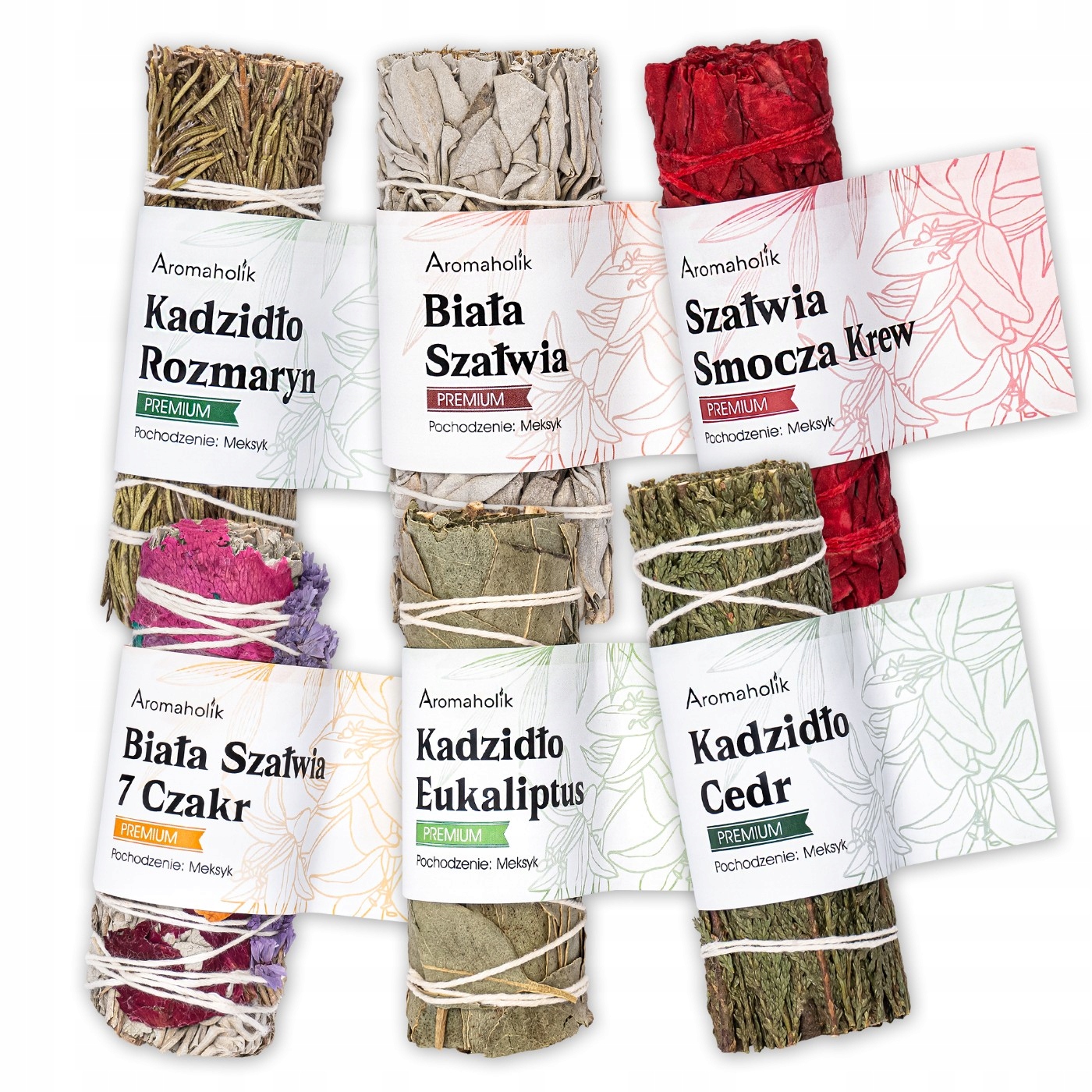 Kadidlo 6 Ks – Intenzivní Aroma Šalvěj Rozmarýn Eukalyptus