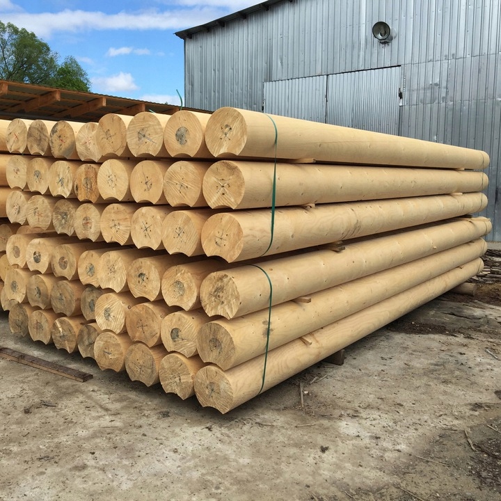 BALE DREWNIANE NA DOM - BALE TOCZONE OKRĄGŁE 180MM Marka Eco-House