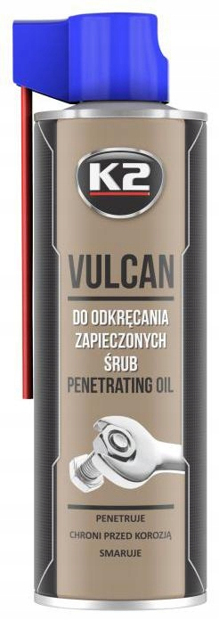 Odrdzewiacz Do Zapieczonych Śrub Vulcan Spray 500ML K2