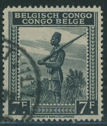 Congo Belge 7 fr. - Żołnierz kolonialny / 2
