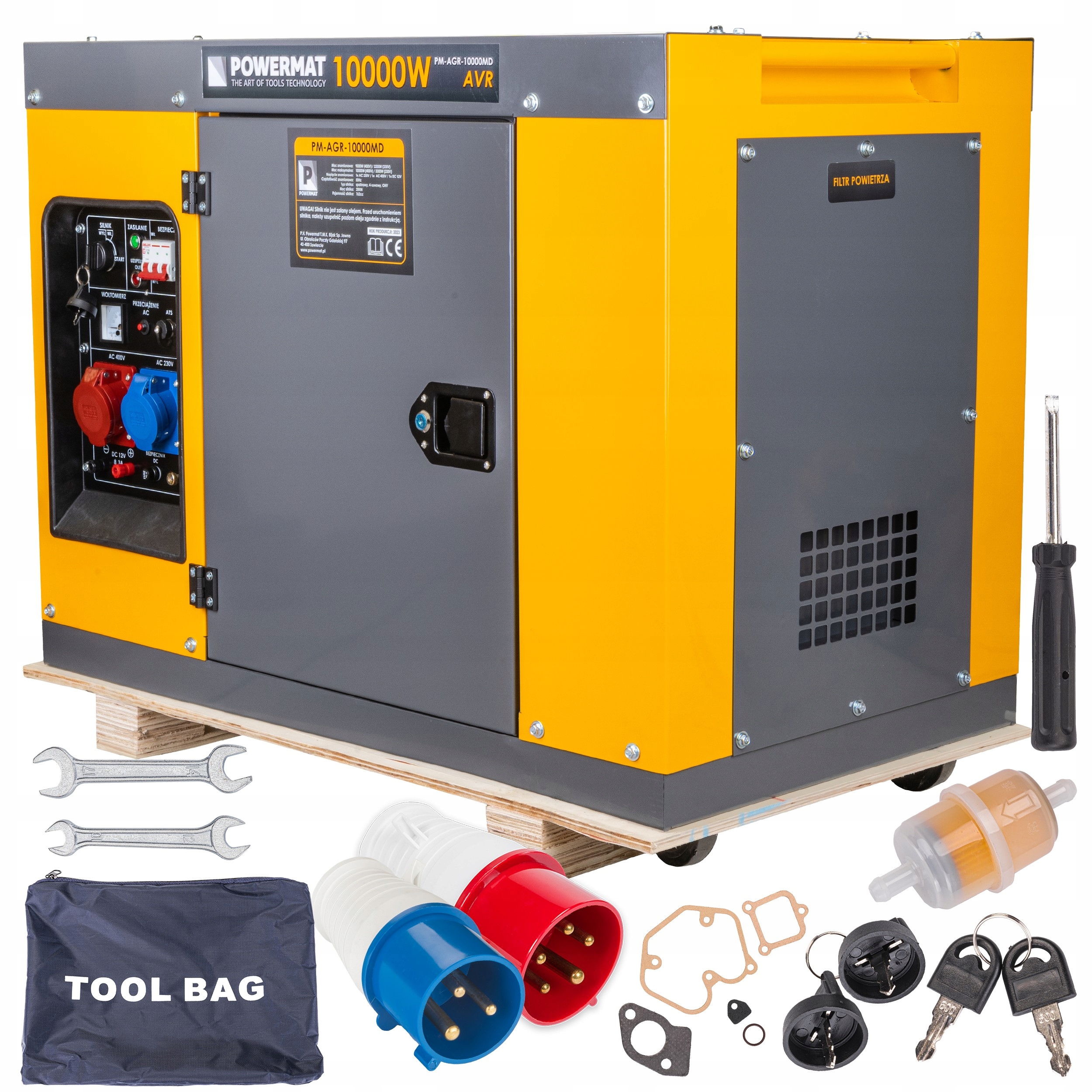 

Agregat Prądotwórczy Diesel 10kW 230V 400V 12V Ats