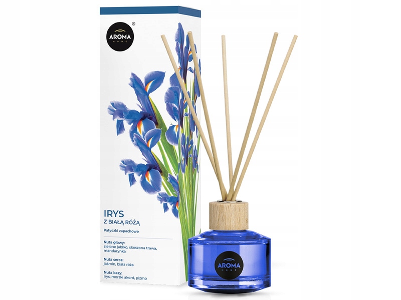 AROMA dyfuzor patyczki Irys Biała Róża